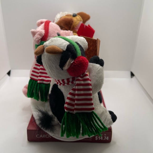 Animated Singing Christmas Cow Dog Snowman of America Plush Jingle Bell WORKS - Picture 2 of 10